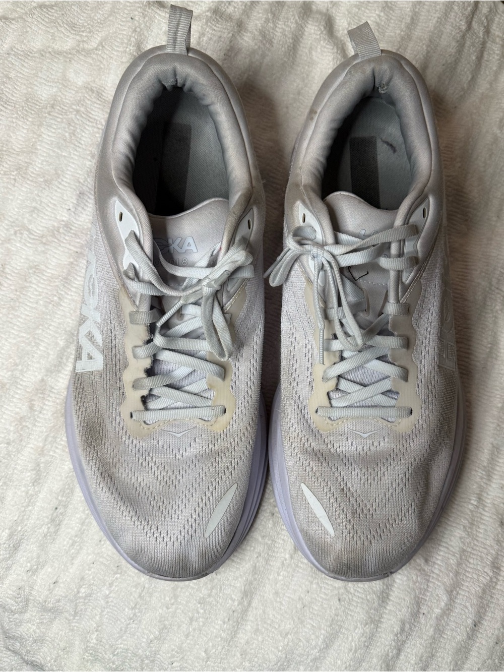 HOKA One One Bondi 8 Athletic Walking Shoes Size 12.5